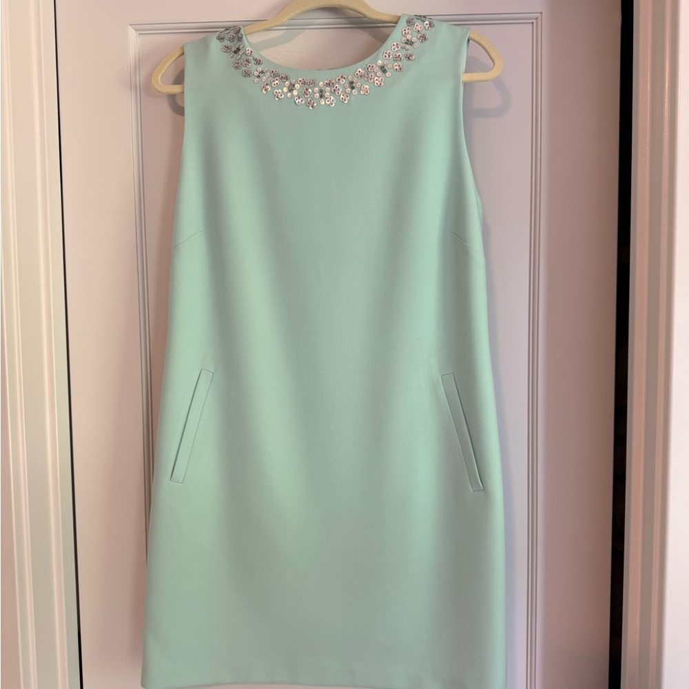 Vineyard Vines Mint Green Embellished Mini Dress